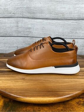 Wolf & Shepherd Crossover Longwing Derby Honey Tan Hybrid Dress Shoe Men’s 9.5 M